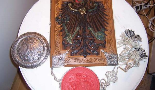 Wappen, Urkunden und Dokumente „Otto von Gierke“